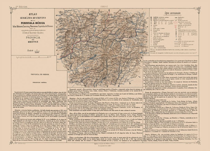 Picture of OURENSE PROVINCE SPAIN - VALVERDE 1880