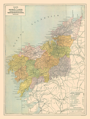 Picture of A CORUNA PROVINCE SPAIN - POMPIDO 1913