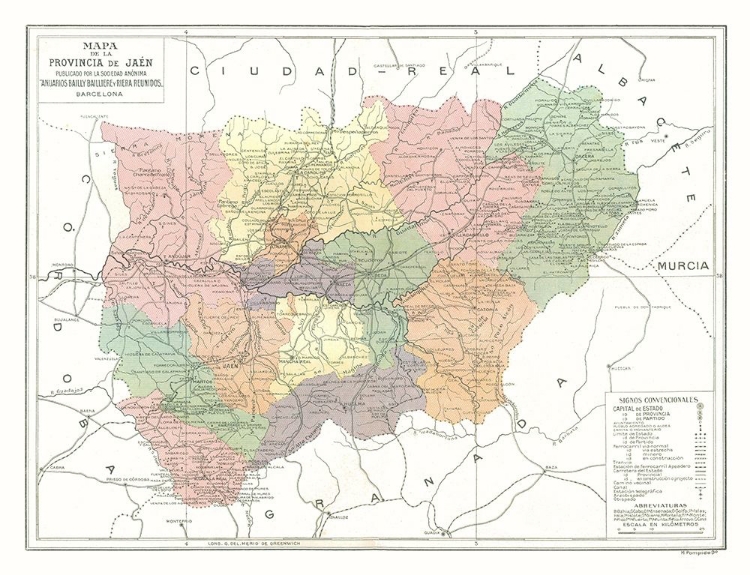 Picture of JAEN PROVINCE SPAIN - POMPIDO 1913