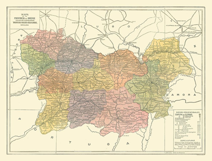 Picture of OURENSE PROVINCE SPAIN - POMPIDO 1913