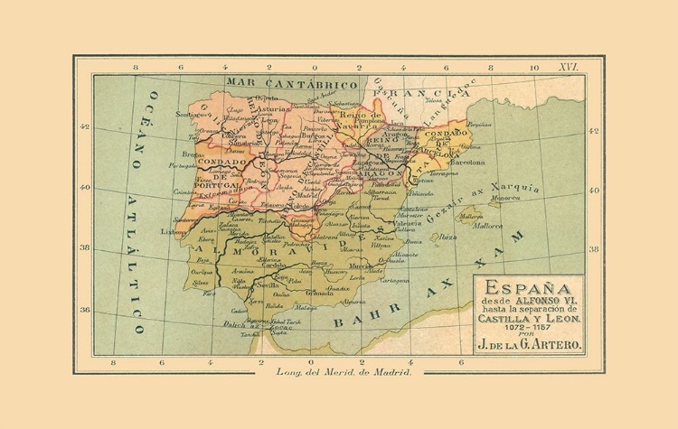 Picture of SPAIN 1072 AD TO 1157 AD - ARTERO 1879