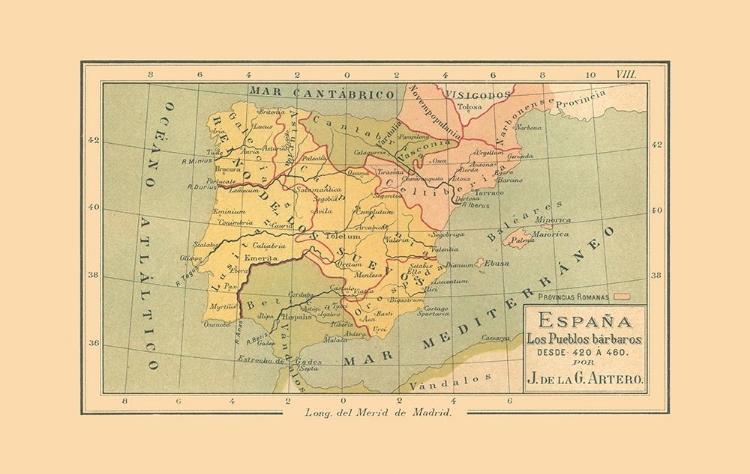 Picture of SPAIN 420 BC TO 460 BC - ARTERO 1879