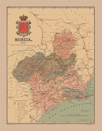 Picture of MURCIA SPAIN 1902 - MARTINE 1904