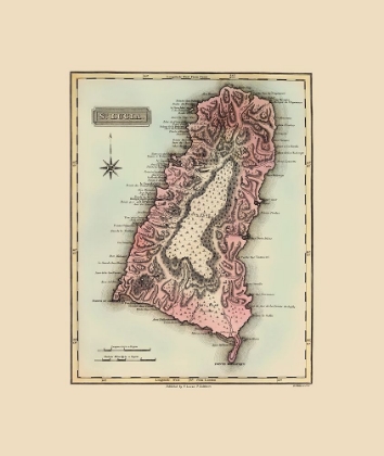 Picture of ST LUCIA CARIBBEAN - LUCAS 1823