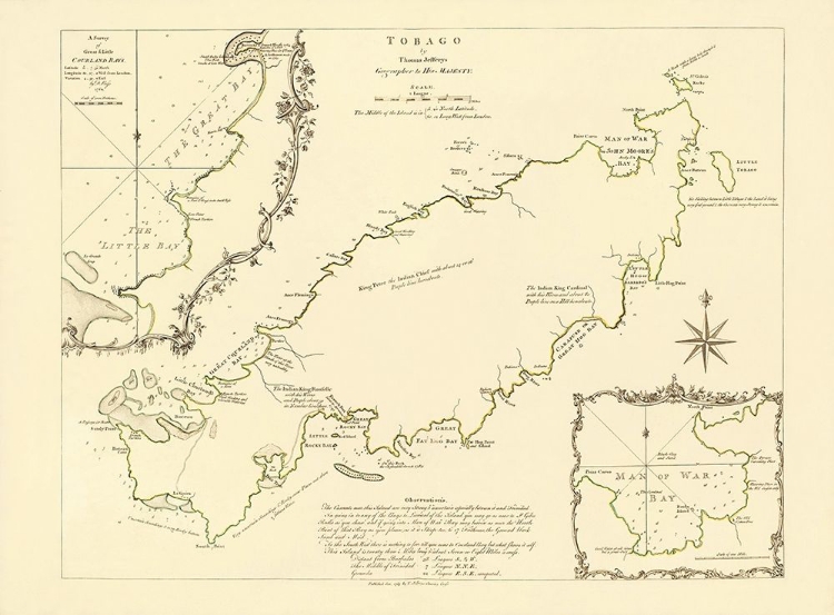 Picture of CARIBBEAN TOBAGO - JEFFERYS 1765