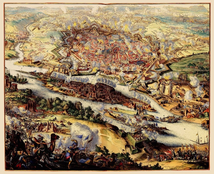 Picture of VIENNA AUSTRIA BATTLE - VISSCHER 1683