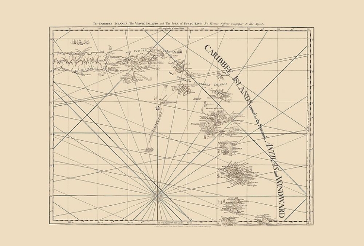 Picture of VIRGIN ISLANDS CARIBBEAN PUERTO RICO - SAYER 1775