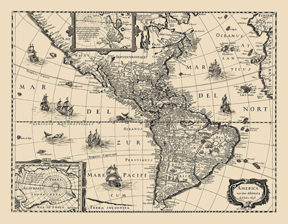 Picture of WESTERN HEMISPHERE - HONDIUS 1640