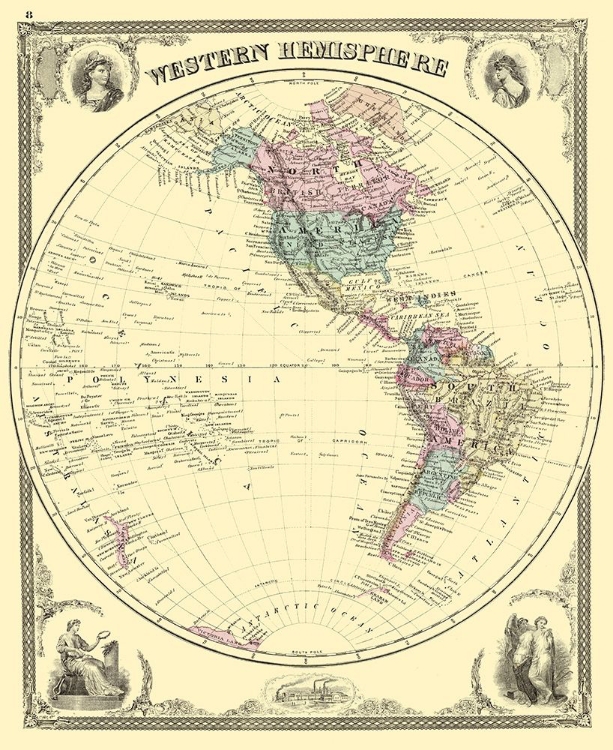 Picture of WESTERN HEMISPHERE - BASKIN 1876