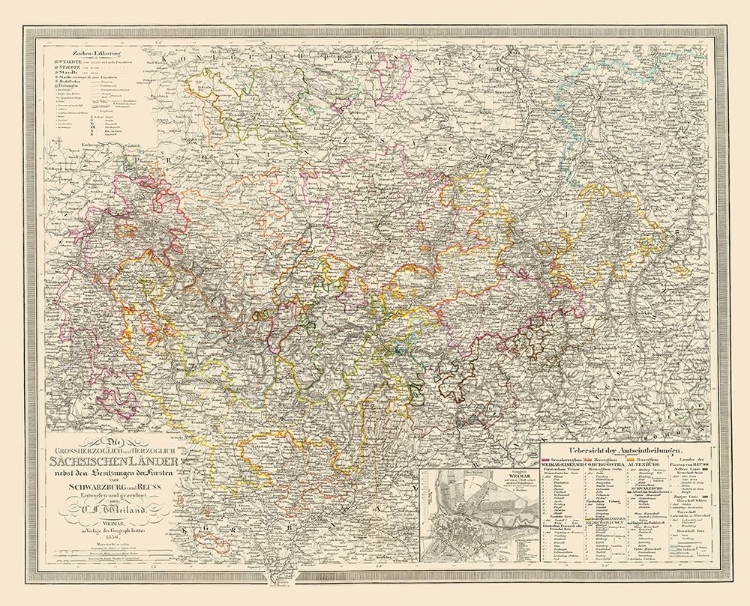 Picture of WEIMER REGION GERMANY - WEILAND 1856