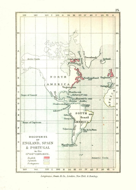 Picture of DISCOVERIES ENGLAND SPAIN PORTUGAL - GARDINER 1902