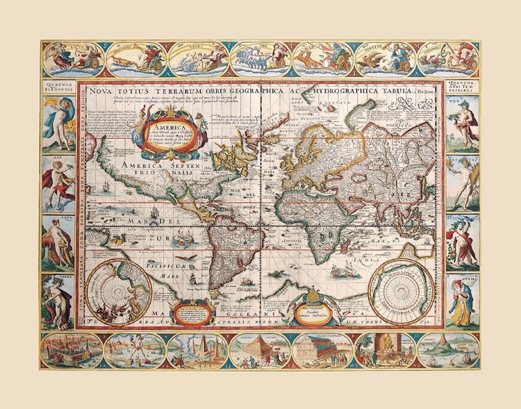 Picture of WORLD - BLAEU