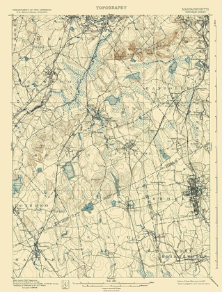 Picture of DEDHAM MASSACHUSETTS SHEET - USGS 1894