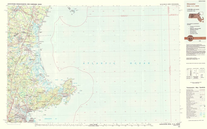 Picture of GLOUCESTER MASSACHUSETTS QUAD - USGS 1984