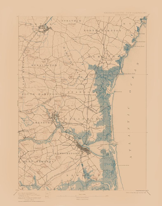 Picture of NEWBURYPORT MASSACHUSETTS SHEET - USGS 1894