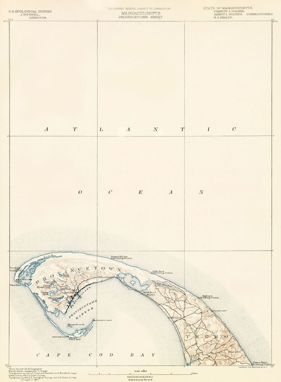 Picture of PROVINCETOWN MASSACHUSETTS SHEET - USGS 1890