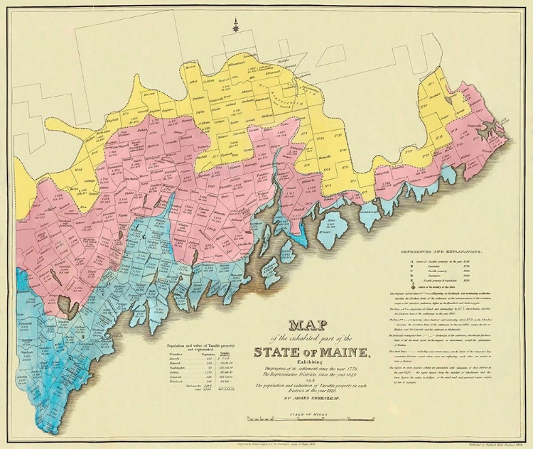 Picture of STATE OF MAINE LANDOWNER  2ND EDITION- 1829