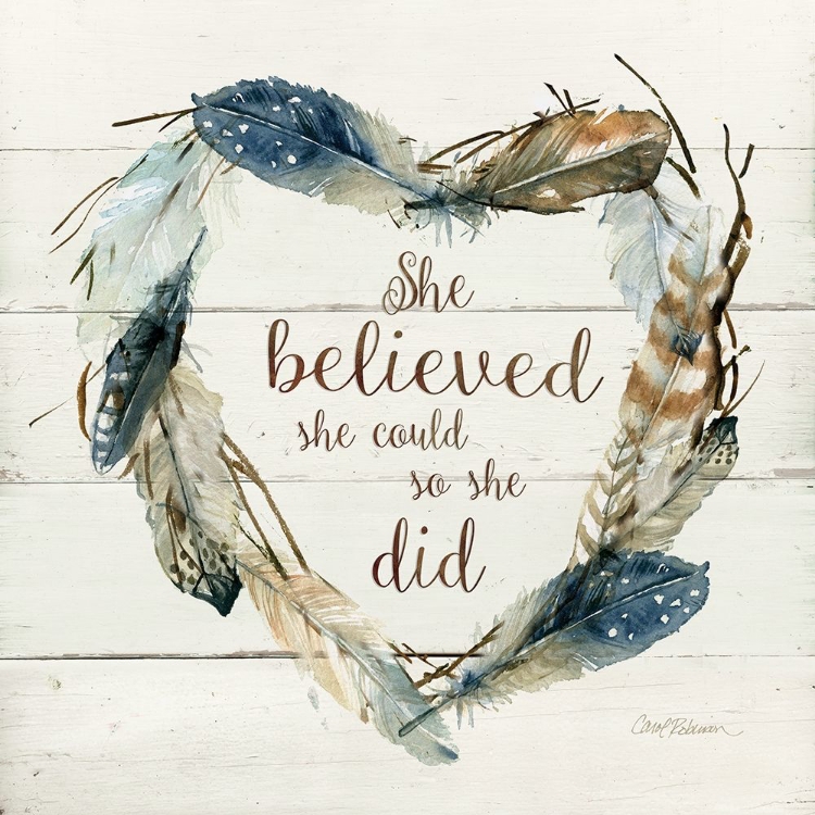 Picture of SHE BELIEVED SHE COULD