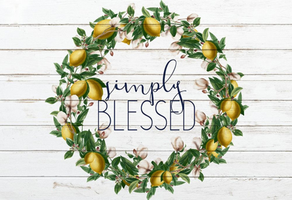 Picture of SIMPLY BLESSED LEMON WREATH