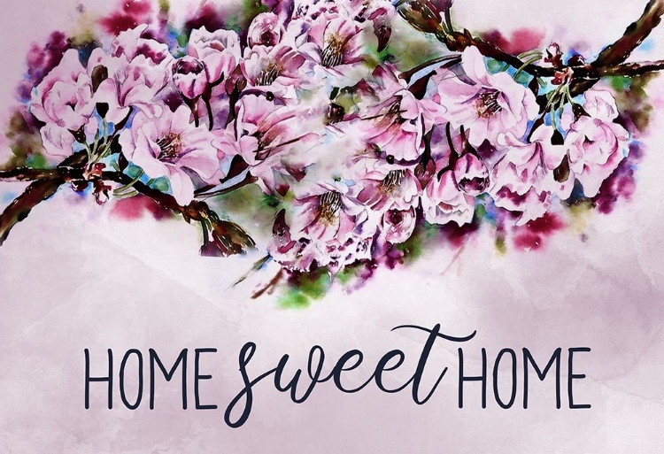 Picture of HOME SWEET HOME CHERRY BLOSSOMS