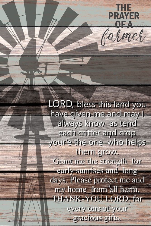 Picture of PRAYER OF A FARMER