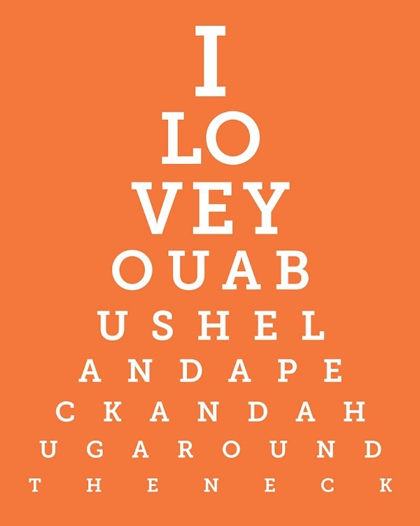 Picture of COLORFUL EYE CHART 3