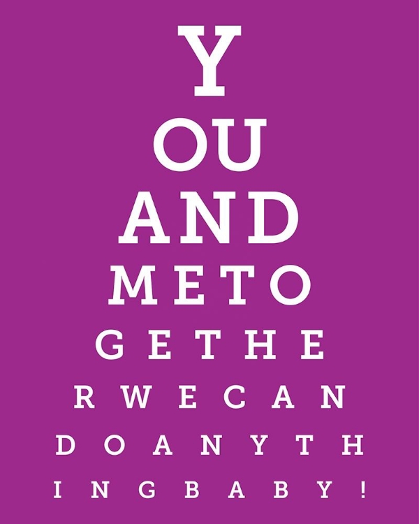 Picture of COLORFUL EYE CHART 4