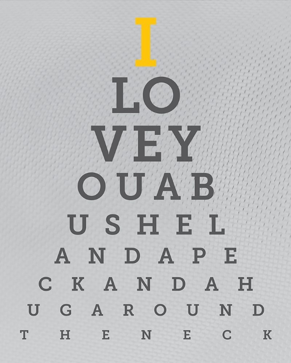 Picture of COLORFUL EYE CHART 5