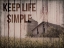 Picture of KEEP LIFE SIMPLE 1