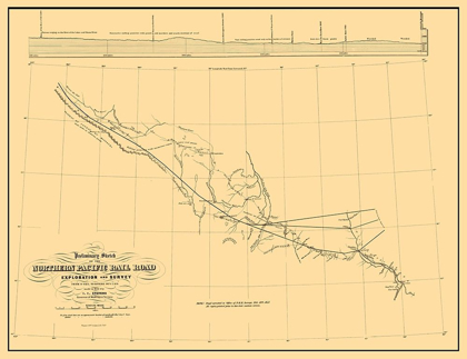 Picture of NORTHERN PACIFIC RAILROAD PRELIMINARY SURVEY 1