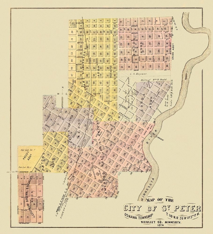 Picture of SAINT PETER MINNESOTA - ANDREAS 1874