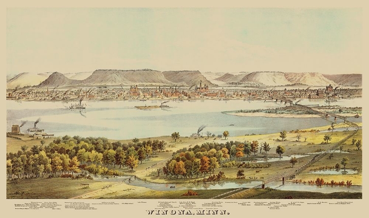 Picture of WINONA MINNESOTA - ANDREAS 1874