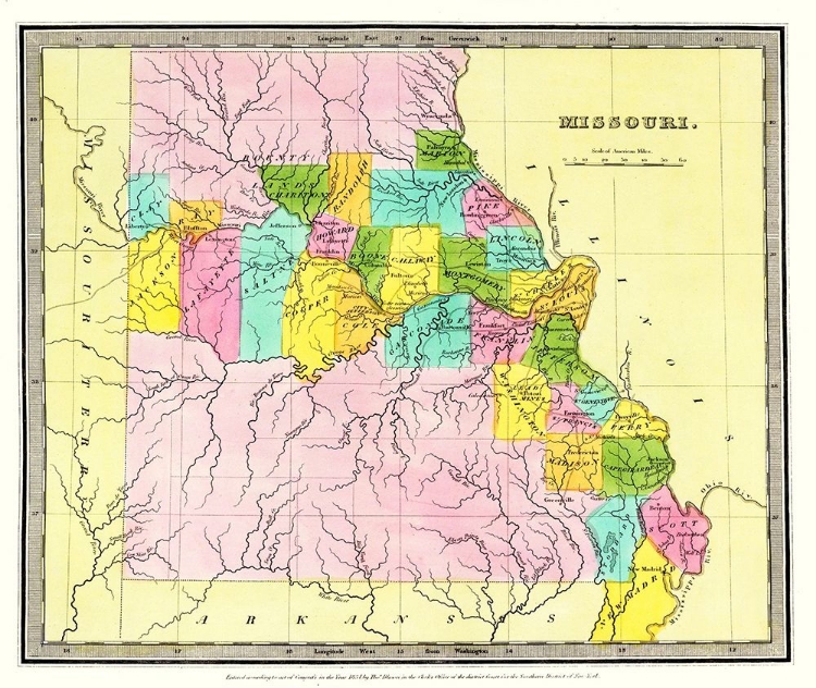 Picture of MISSOURI - BURR 1835