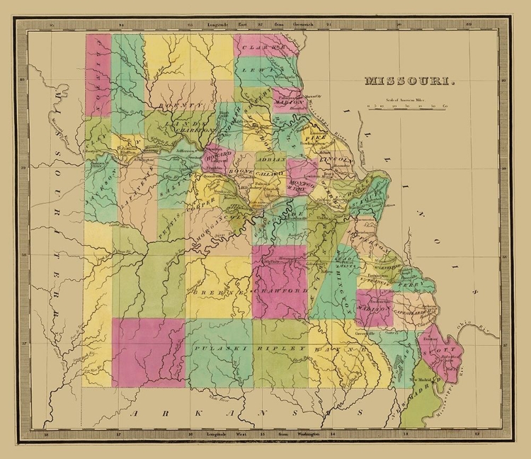 Picture of MISSOURI - GREENLEAF 1840