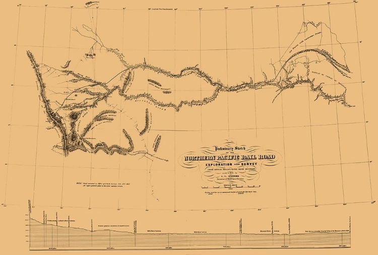 Picture of NORTHERN PACIFIC RAILROAD PRELIMINARY SURVEY 2