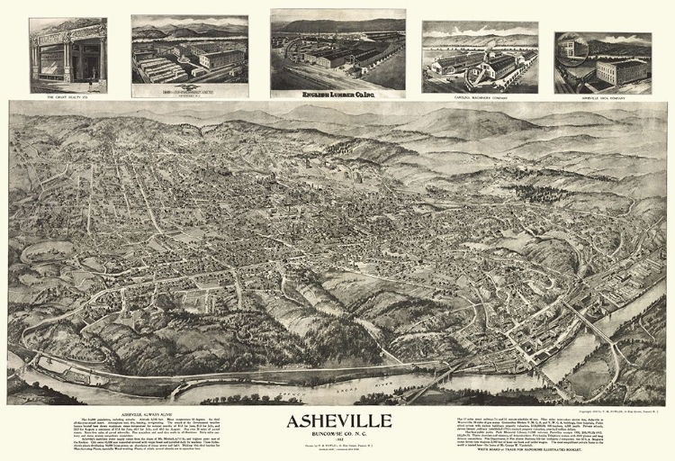 Picture of ASHEVILLE NORTH CAROLINA - FOWLER 1912