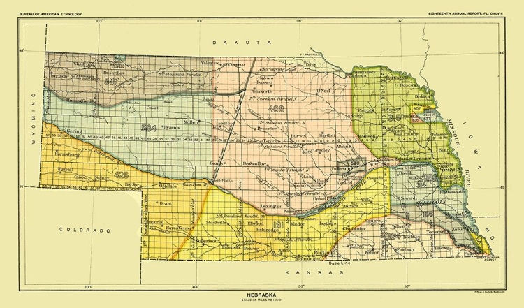 Picture of NEBRASKA - HOEN 1896