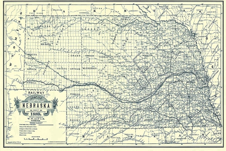 Picture of NEBRASKA RAILWAY - ALT 1889