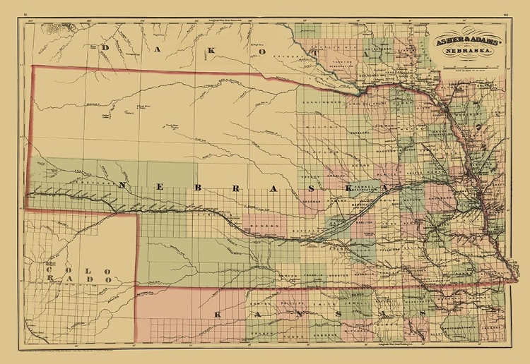 Picture of NEBRASKA - ASHER  1874