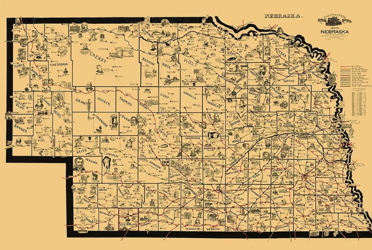 Picture of NEBRASKA RAILROADS - MCEWEN 1897