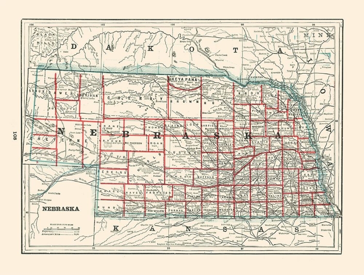 Picture of NEBRASKA - RATHBUN 1893