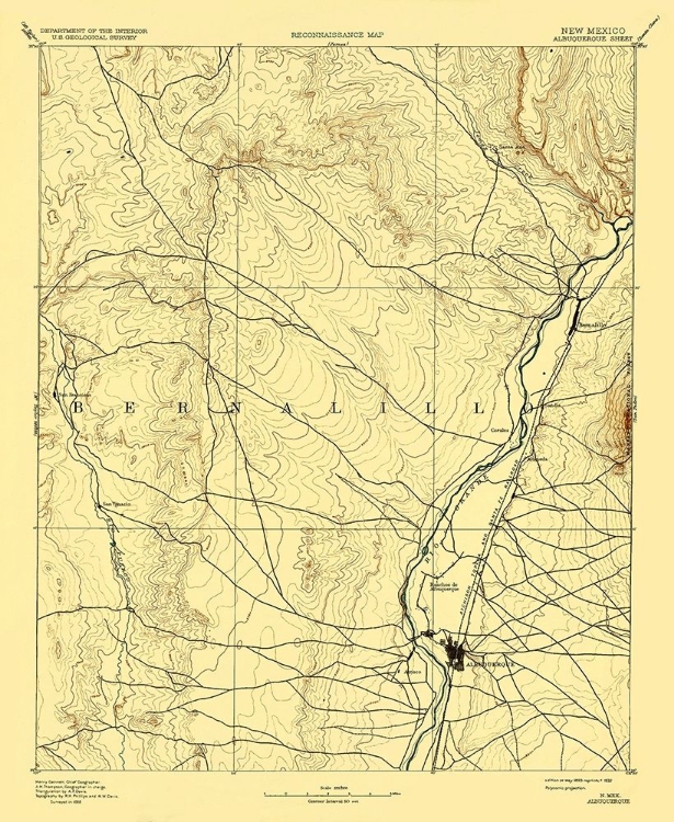 Picture of ALBUQUERQUE NEW MEXICO SHEET - USGS 1888