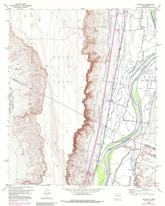 Picture of VEGUITA NEW MEXICO QUAD - USGS 1952