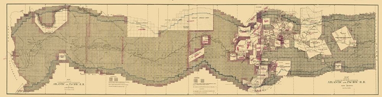 Picture of ATLANTIC AND PACIFIC RAILROAD - 1883