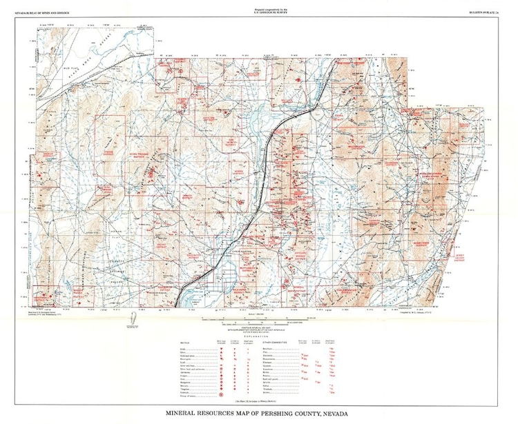 Picture of PERSHING COUNTY MINERALS NEVADA MINES
