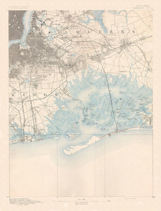 Picture of BROOKLYN NEW YORK QUAD - USGS 1891