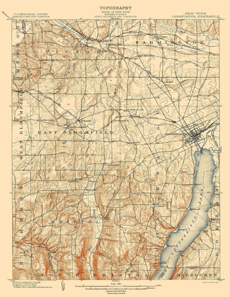 Picture of CANANDAIGUA NEW YORK QUAD - USGS 1903