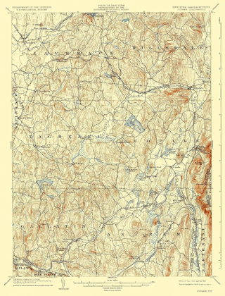 Picture of COPAKE NEW YORK MASSACHETTS QUAD - USGS 1904