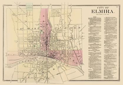 Picture of ELMIRA NEW YORK - BEERS 1869