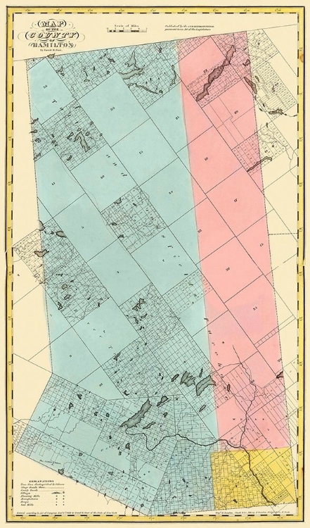 Picture of HAMILTON NEW YORK LANDOWNER - BURR 1829